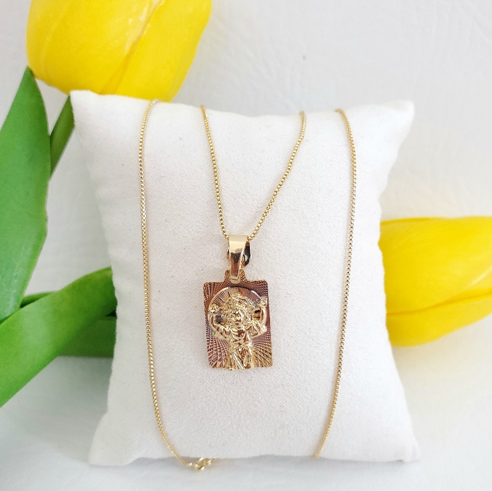 Divine Child Gold Plated Necklace
